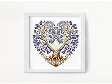 Load image into Gallery viewer, Heart Tree of Life Art Print - Etz Chaim - Jewish Home Decor