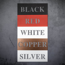 Load image into Gallery viewer, Custom Personalized Metal Hebrew Names, for the home or as a gift