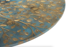 Load image into Gallery viewer, Tree of Life Glass Challah Board: Gold Etz Chaim Design (11.8")