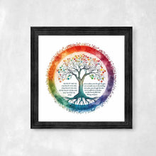 Load image into Gallery viewer, Tree of Life Jewish Home Blessing Art Print: Birkat HaBayit Prayer