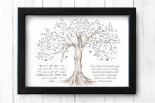 Load image into Gallery viewer, Jewish Home Blessing Tree of Life Art Print: Birkat HaBayit