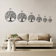 Load image into Gallery viewer, Metal Home Blessing Birkat Habayit Hebrew Art with a Tree of Life/Etz Chaim, Jewish Prayer, for the home or as a gift