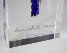 Load image into Gallery viewer, Broken Wedding Glass Display Stand: Jewish Keepsake