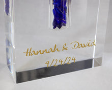 Load image into Gallery viewer, Broken Wedding Glass Display Stand: Jewish Keepsake