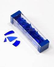 Load image into Gallery viewer, Colored Mezuzah Case You Fill with your Broken Glass Shards from your wedding under the chuppah