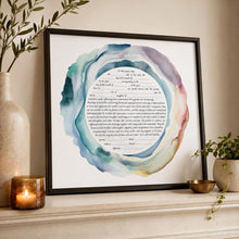 Load image into Gallery viewer, Watercolor Ketubah -Multiple Text Options, Fast Shipping, budget friendly, for Jewish Wedding