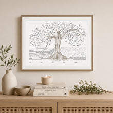 Load image into Gallery viewer, Tree of Life Ketubah - Multiple Options, Fast Shipping, for your Jewish Wedding