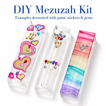 Load image into Gallery viewer, DIY Mezuzah Case, Decorate with your own broken wedding glass, paint it, or leave it as is, multiple options available