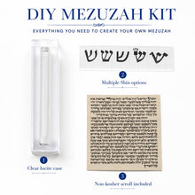 Load image into Gallery viewer, DIY Mezuzah Case, Decorate with your own broken wedding glass, paint it, or leave it as is, multiple options available