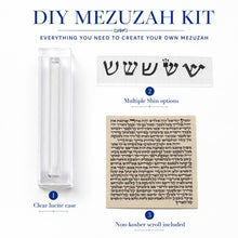 Load image into Gallery viewer, DIY Mezuzah Case, Decorate with your own broken wedding glass, paint it, or leave it as is, multiple options available