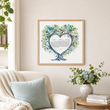 Load image into Gallery viewer, Ketubah -Colorful Tree of Life Heart Watercolor, Fast Shipping, budget friendly, for Jewish Wedding