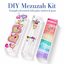Load image into Gallery viewer, DIY Mezuzah Case, Decorate with your own broken wedding glass, paint it, or leave it as is, multiple options available
