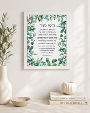 Load image into Gallery viewer, Jewish Home Blessing Art Print: Birkat HaBayit Prayer