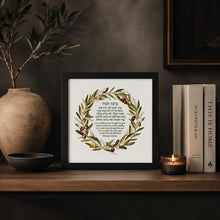 Load image into Gallery viewer, Jewish Home Blessing Print: Birkat HaBayit Olive Branch Art