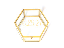 Load image into Gallery viewer, Glass Display Box For Your Broken Jewish Wedding Glass Fillable Desk/table/shelf Display, Customizable and Personalizable