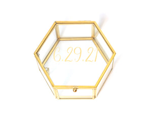 Glass Display Box For Your Broken Jewish Wedding Glass Fillable Desk/table/shelf Display, Customizable and Personalizable
